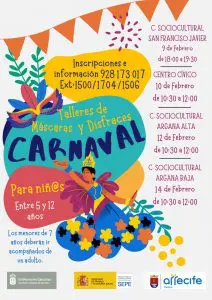 Talleres Infantiles Carnaval Arrecife 2024