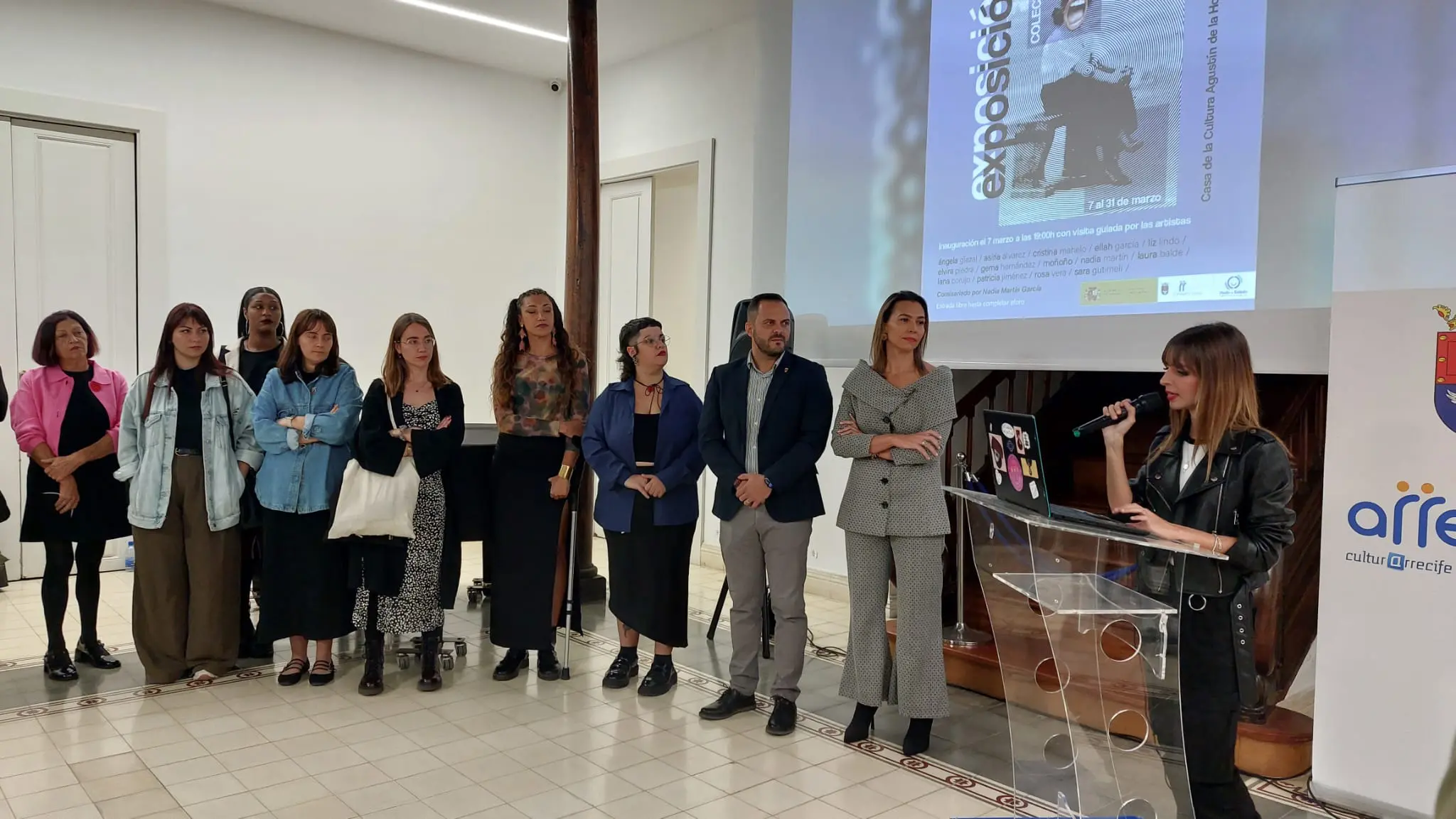 Arrecife exposición 8M