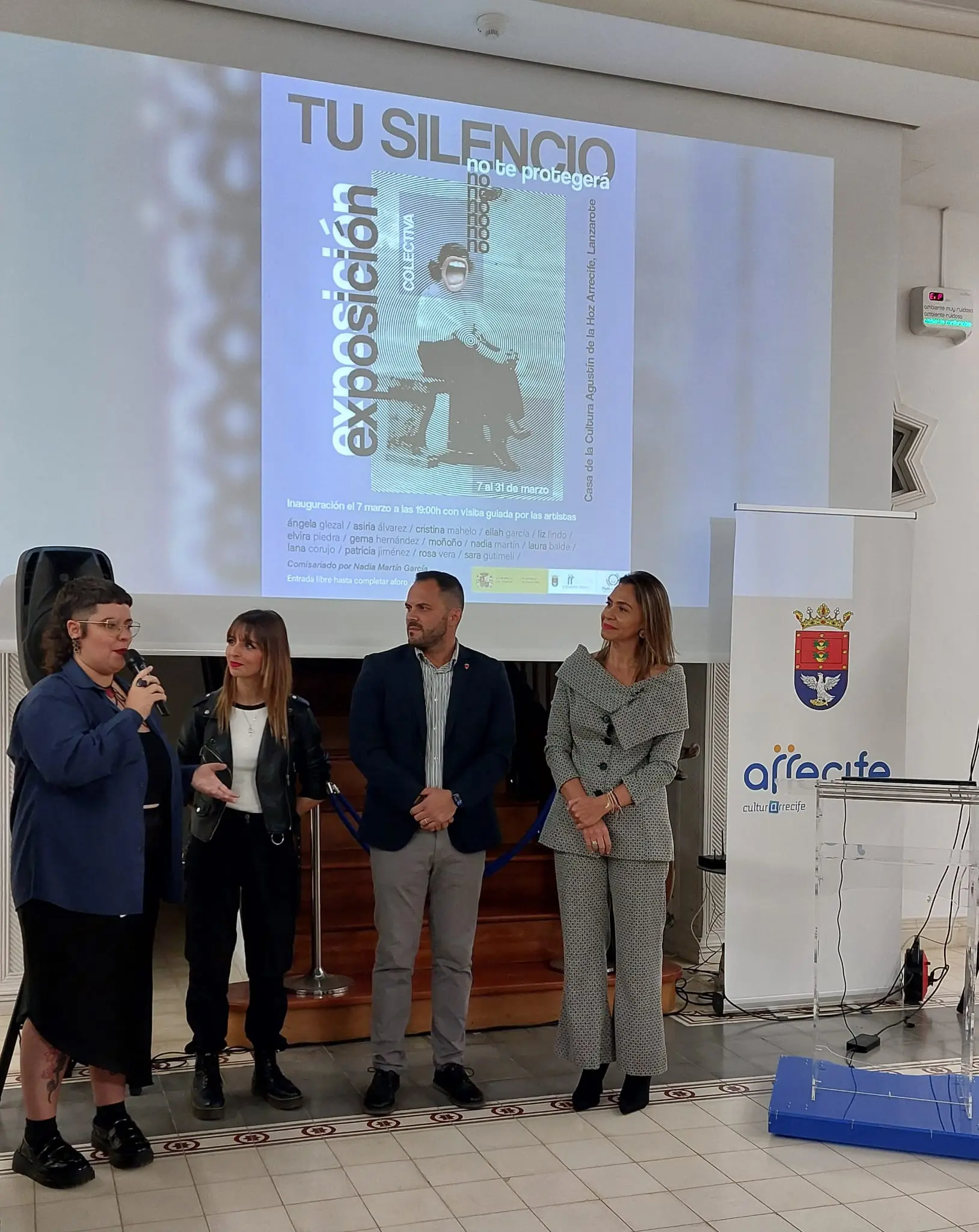 Arrecife exposición 8M