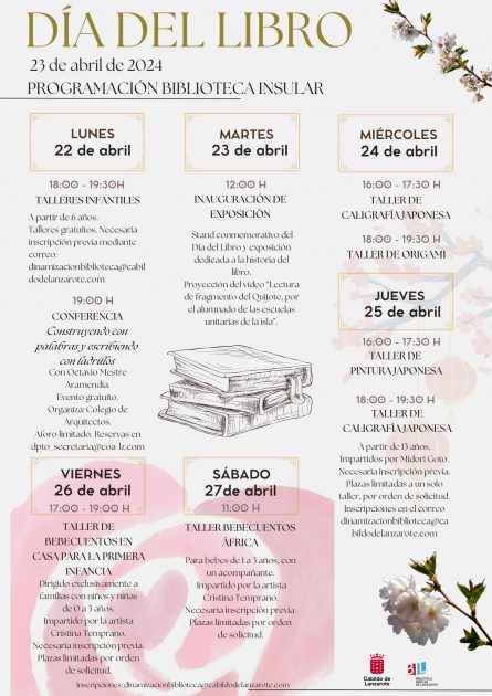 día del libro biblioteca insular
