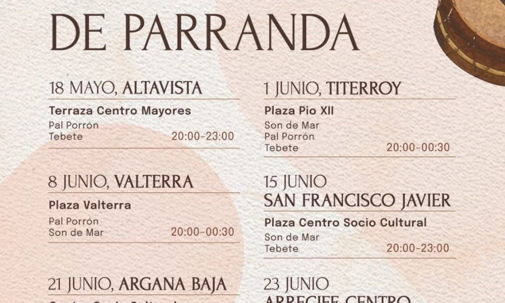 Arrecife lanza ‘Barrios de Parranda’