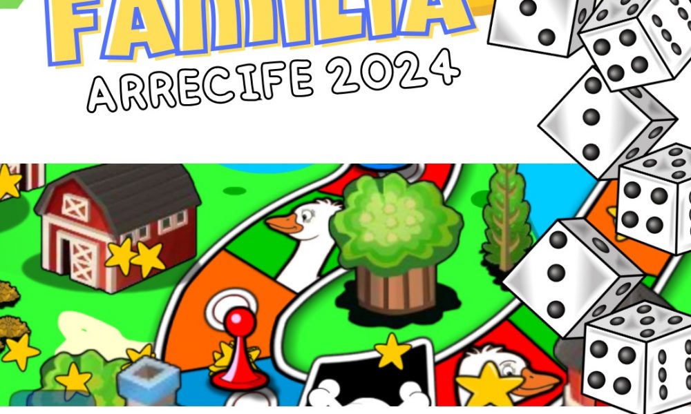 Arrecife jugando a la oca en el Día de la Familia