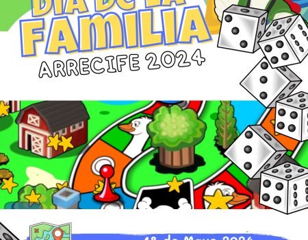 Arrecife jugando a la oca en el Día de la Familia