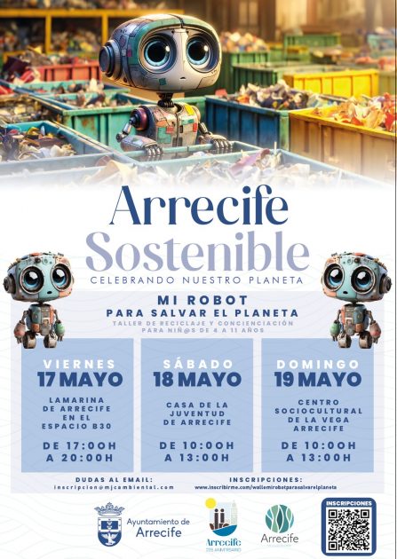 Arrecife organiza tres talleres para los pequeños sobre el reciclaje