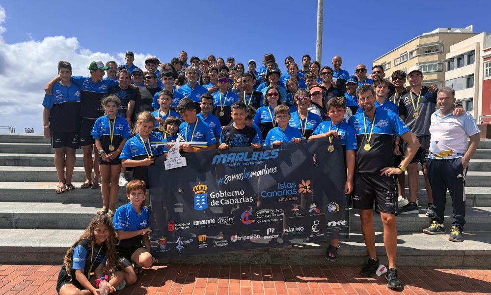 El Club de Piragüismo Marlines de Lanzarote brilló en el XXIII Campeonato de Canarias
