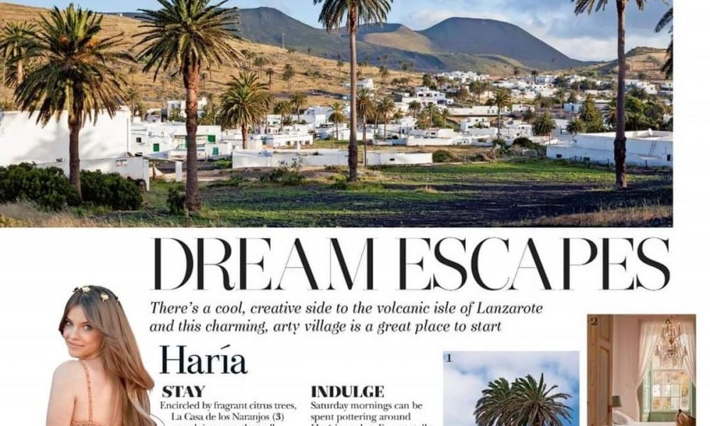 Haría Destacada como la Escapada de Ensueño en Lanzarote por la Revista Internacional Hello! Viajar
