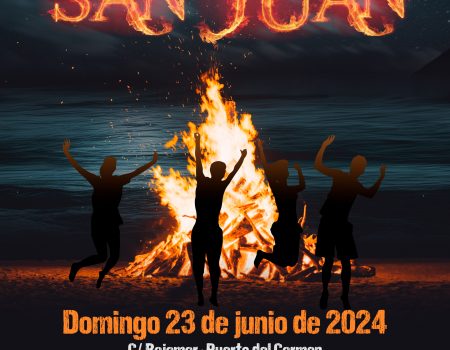 Hoguera de San Juan en Puerto del Carmen