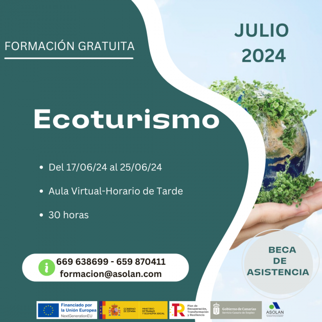 Asolan ofrece cursos gratuitos en el mes de junio