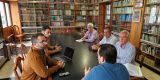 Nueva directiva de la Sociedad Democracia, presidida por Luis Miranda