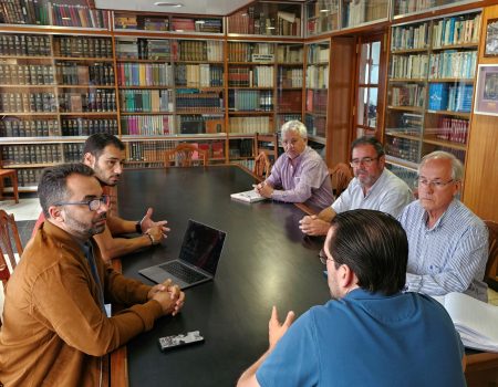 Nueva directiva de la Sociedad Democracia, presidida por Luis Miranda