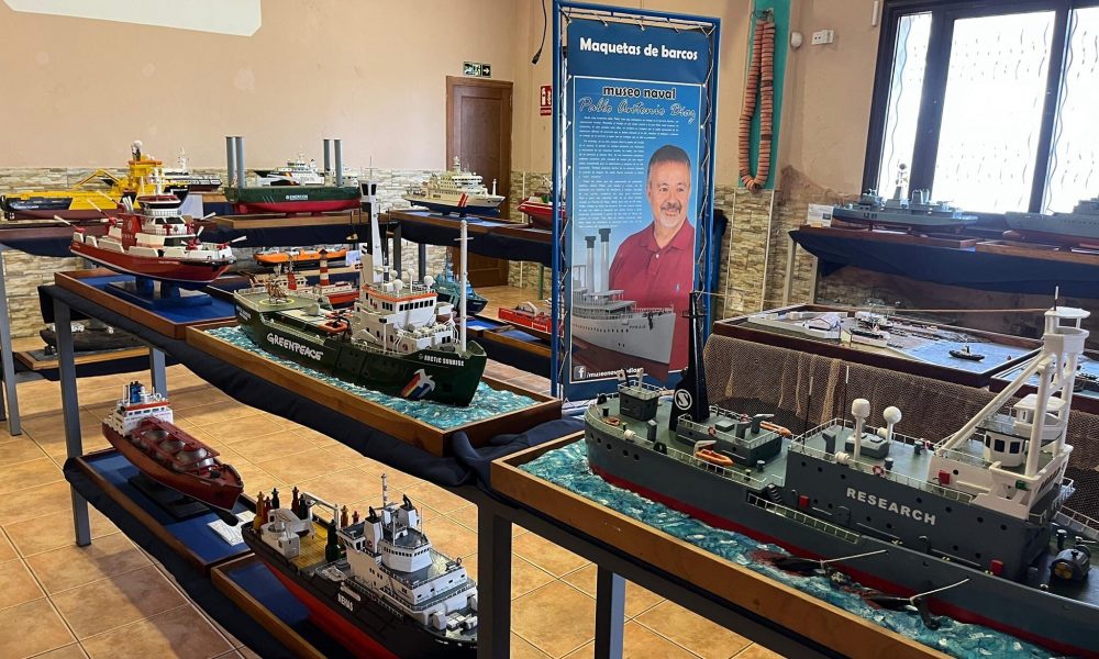 Exposición de maquetas en Porto Naos
