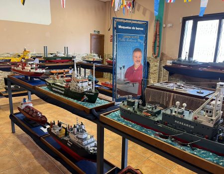Exposición de maquetas en Porto Naos