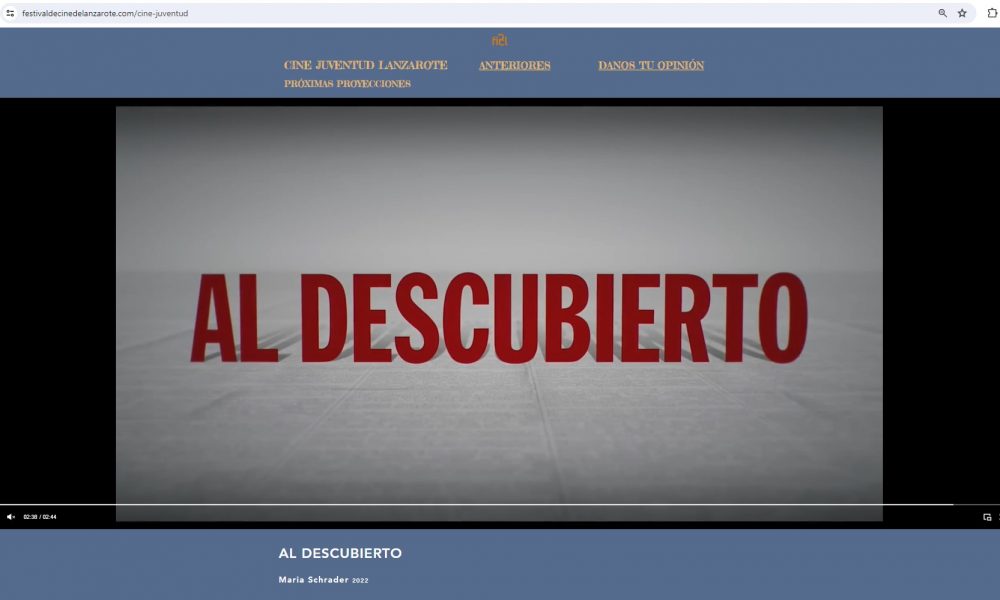 Ciclo de Cine Juventud Lanzarote