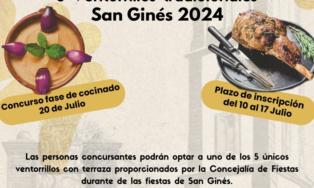 Concurso Gastronómico Fiestas de San Ginés 2024