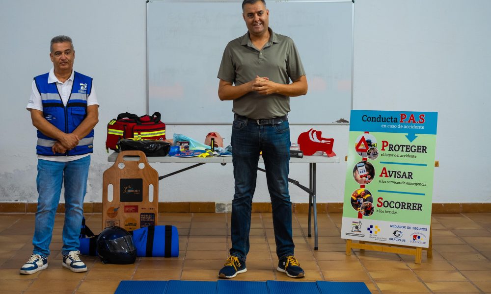 Jóvenes del PFAE de Tías en protocolos de emergencia