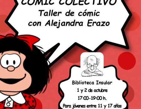 Taller de Cómic en Arrecife. 60 aniversario de ‘Mafalda’