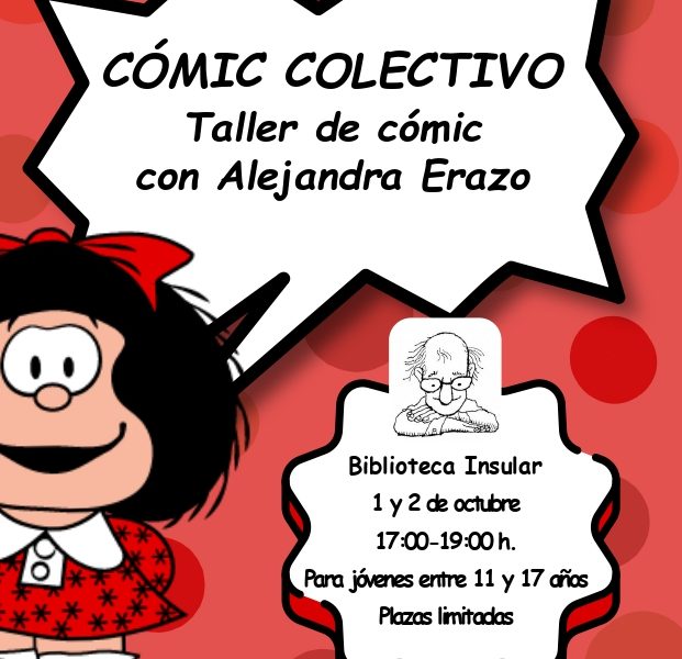Taller de Cómic en Arrecife. 60 aniversario de ‘Mafalda’