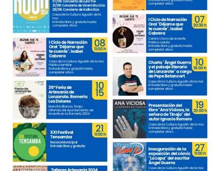 La agenda cultural de septiembre de Arrecife