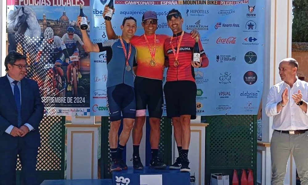 Yonathan Umpiérrez revalida triunfo en el Campeonato de España MTB Policías Locales