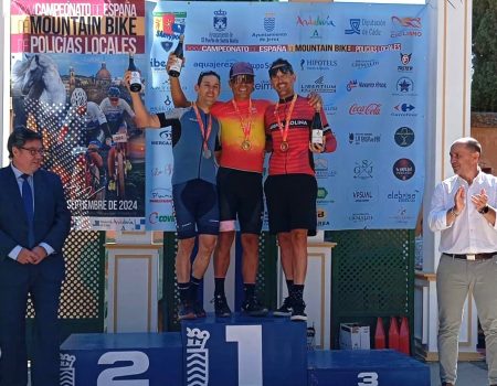 Yonathan Umpiérrez revalida triunfo en el Campeonato de España MTB Policías Locales