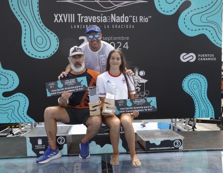 Vencedores de la XXVIII Travesía a Nado “El Río”