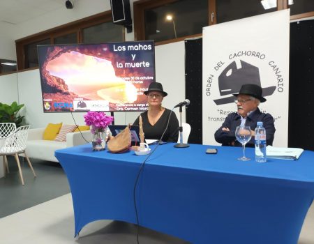 Charla "Los mahos y la muerte" de la Orden del Cachorro Canario en Lanzarote
