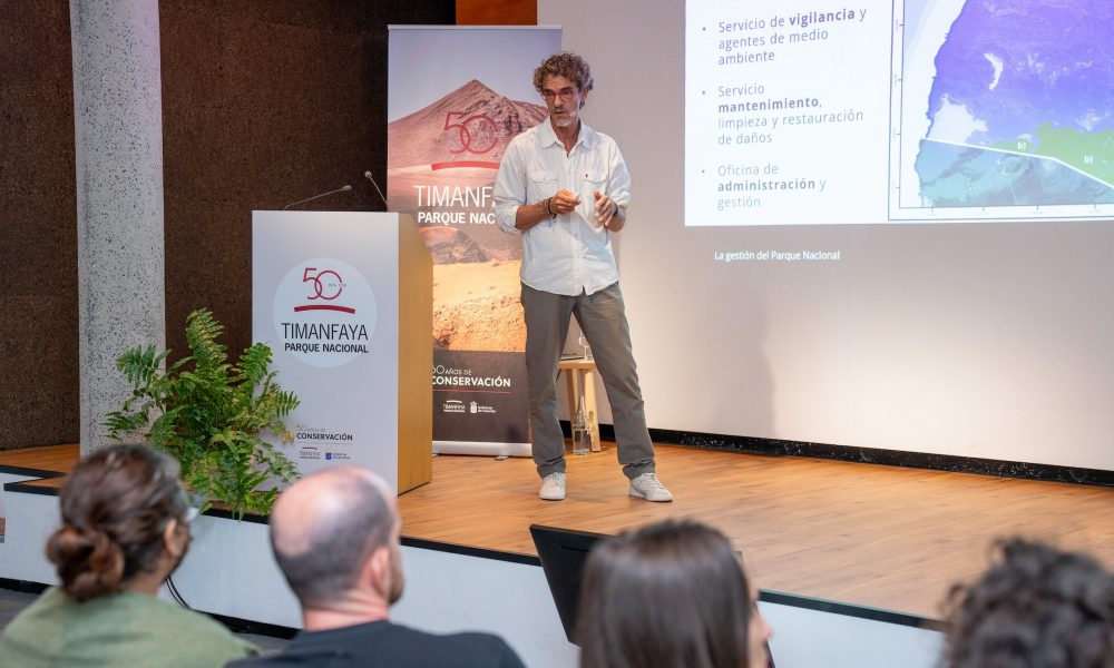 Pascual Gil, director-conservador del Parque Nacional de Timanfaya