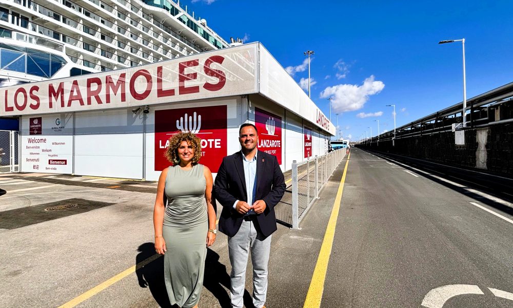 Arrecife estrena nueva terminal de cruceros en Los Mármoles