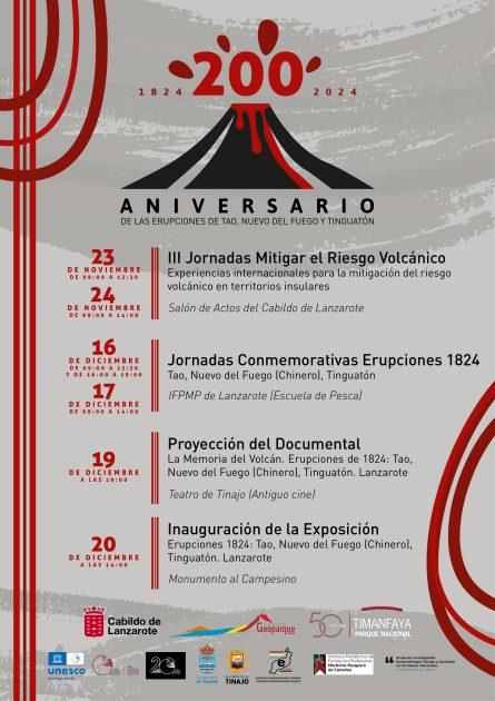 Geoparque Lanzarote y Timanfaya celebran 200 años de las erupciones históricas