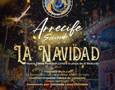 Encendido de Navidad en Arrecife con espectáculo en El Reducto