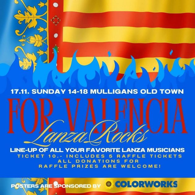 Concierto benéfico "Lanza Rocks For Valencia"