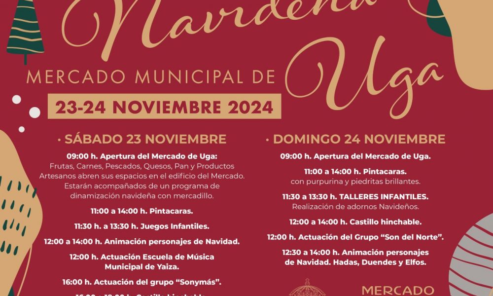 El Mercado de Uga anticipa la Navidad