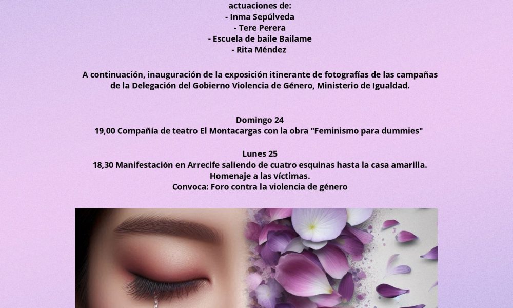 Haría se suma al 25N con una amplia agenda de actividades