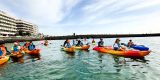 Piraguas por la Marina de Arrecife por San Ginés