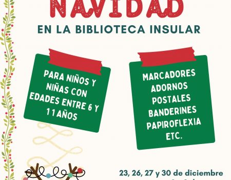 Talleres y Manualidades en la Biblioteca Insular