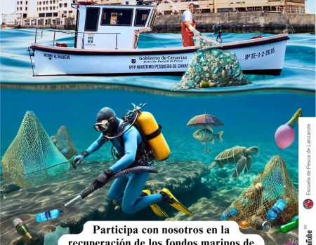 Jornada de limpieza submarina en Lanzarote