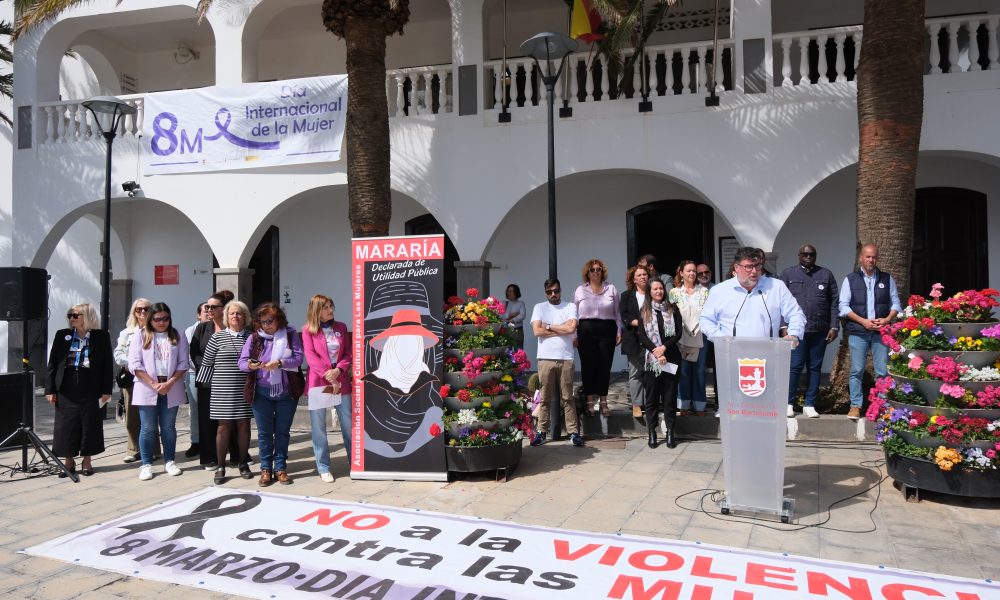 San Bartolomé reivindica una sociedad igualitaria libre de machismo