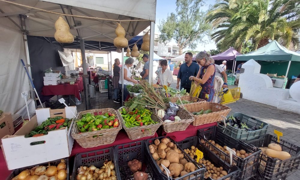 El Mercadillo Agrícola de Arrecife se traslada junto a la iglesia