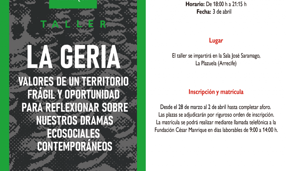 Taller sobre la turistificación del paisaje cultural de La Geria
