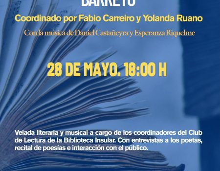 Café de Escritores, une poesía, música e identidad canaria en la Biblioteca Insular