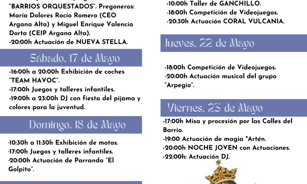 Fiestas de Argana Alta 2025