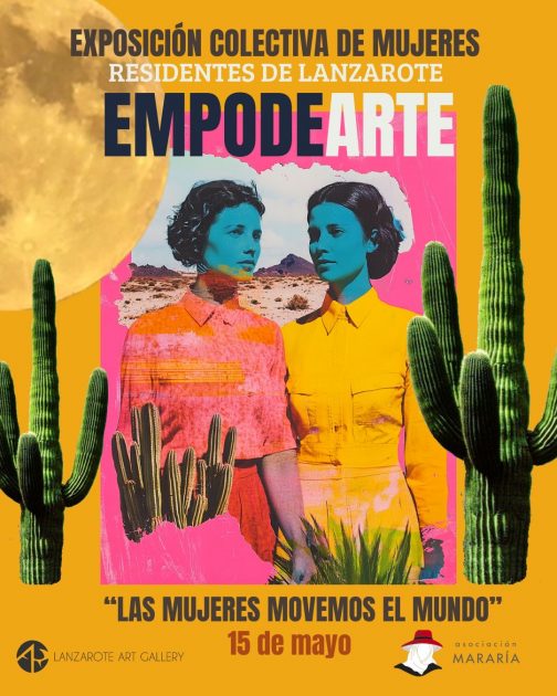 Galería de Arte Mararía y Lanzarote: Creación femenina y solidaridad en una exposición colectiva