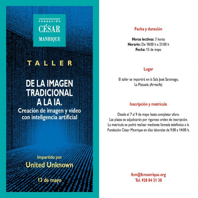 LA FCM ACOGE UN TALLER SOBRE LA CREACIÓN DE IMÁGENES Y VÍDEOS CON INTELIGENCIA ARTIFICIAL, IMPARTIDO POR UNITED UNKNOWN
