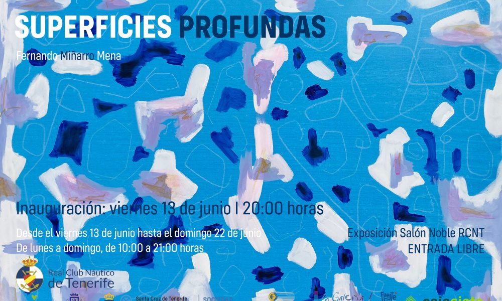 Fernando Miñarro Mena presenta "Superficies Profundas"