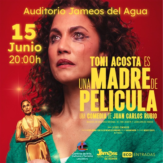 Toni Acosta actuará en el Auditorio Jameos del Agua. La actriz y humorista actuará el 15 de junio en el Festival Humor Jameos