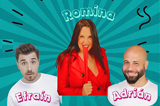 La Recova de Arrecife se llena de humor con Romina, Efraín y Adrián