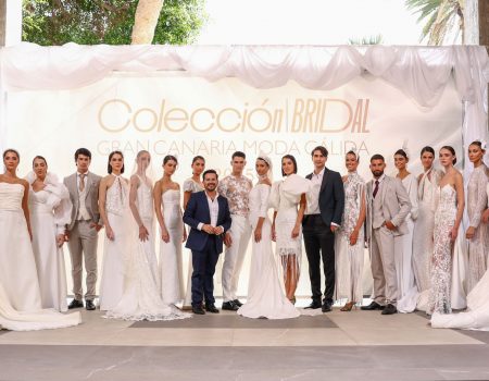 La colección nupcial de Oswaldo Machín deslumbra en Barcelona