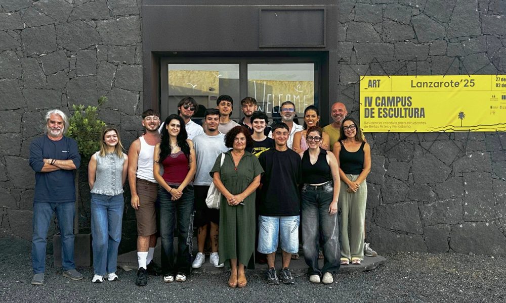 Estudiantes dan forma al IV Campus de Escultura en Lanzarote