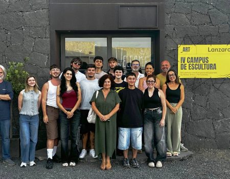 Estudiantes dan forma al IV Campus de Escultura en Lanzarote