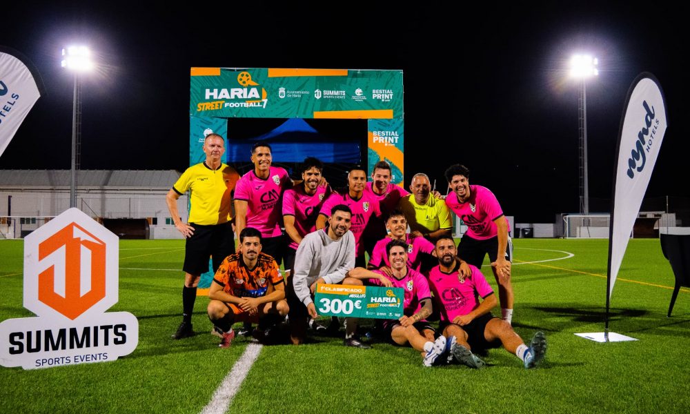 Más de 200 jugadores participan en la segunda edición del Haría Street Football